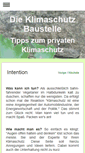 Mobile Screenshot of die-klimaschutz-baustelle.de